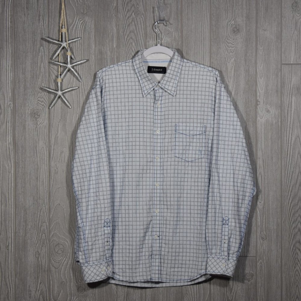 J.Campbell Casual Button Down Shirt Long Sleeve Size XL - Picture 2 of 8